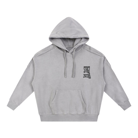 ® Washed Striped Hoodie