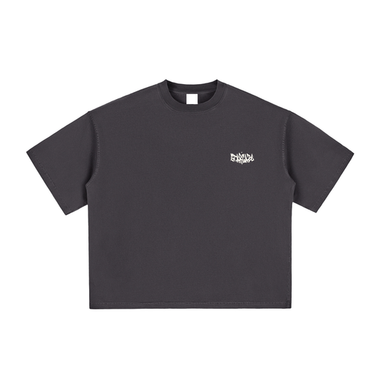 Distorted Boxy Oversized Tee