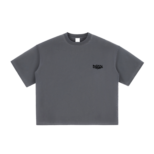 Distorted Boxy Oversized Tee