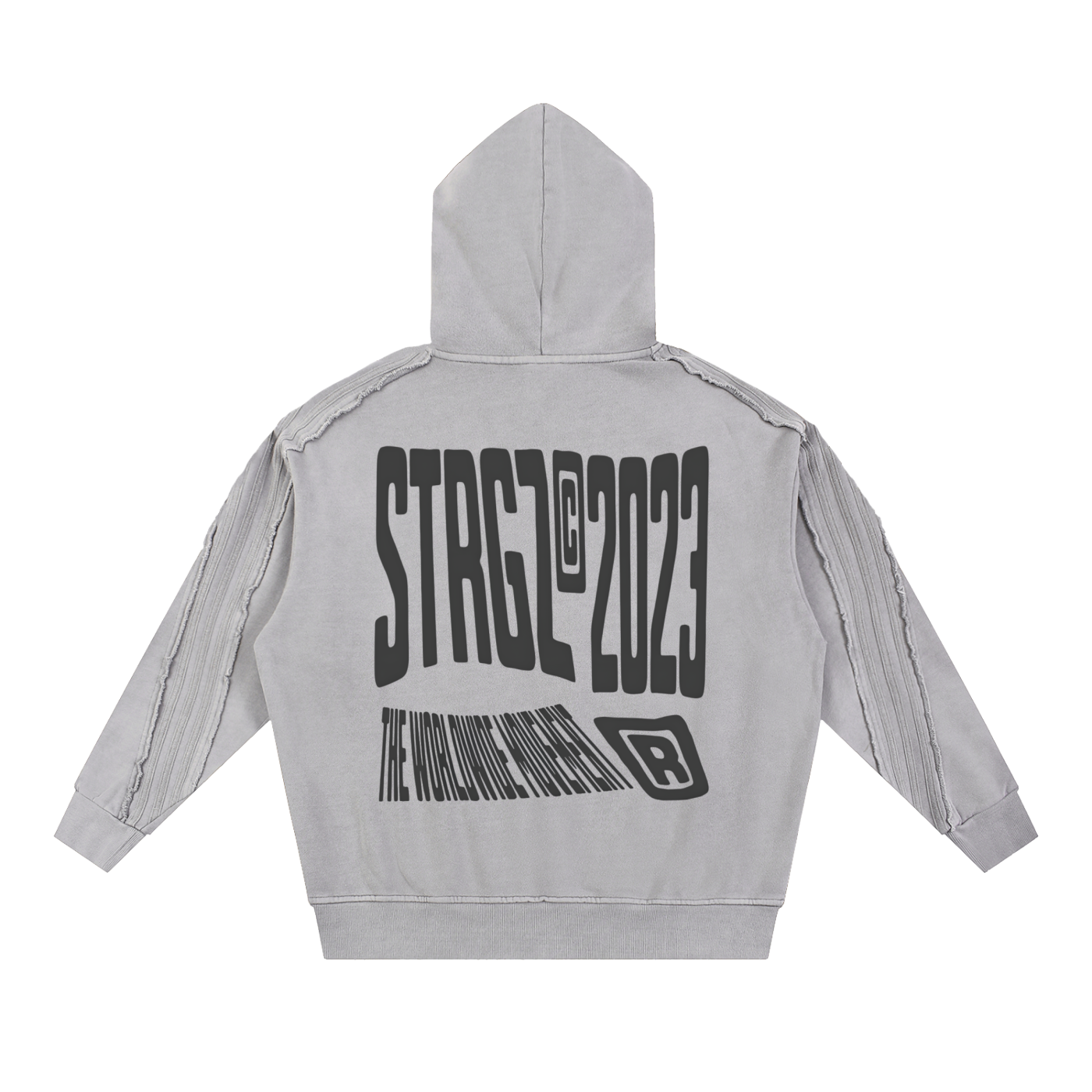 ® Washed Striped Hoodie