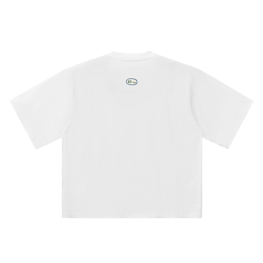 Dial Front Oversized Drop Tee