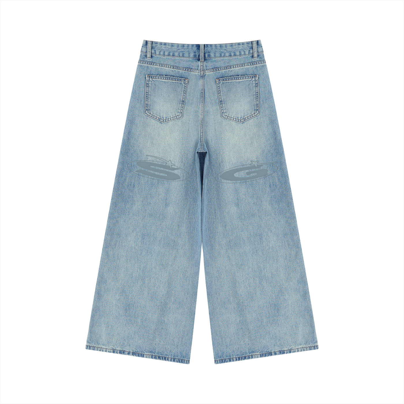 Women’s Fugaz Vintage Wash Wide Leg Jeans