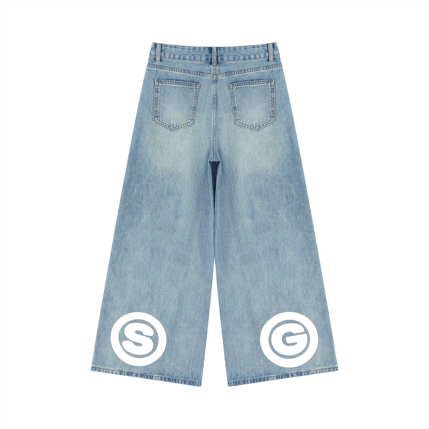 Women’s SG Vintage Wash Wide Leg Jeans