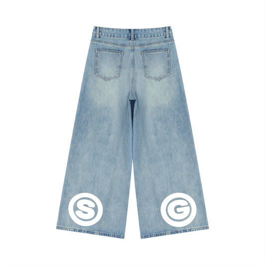 Women’s SG Vintage Wash Wide Leg Jeans