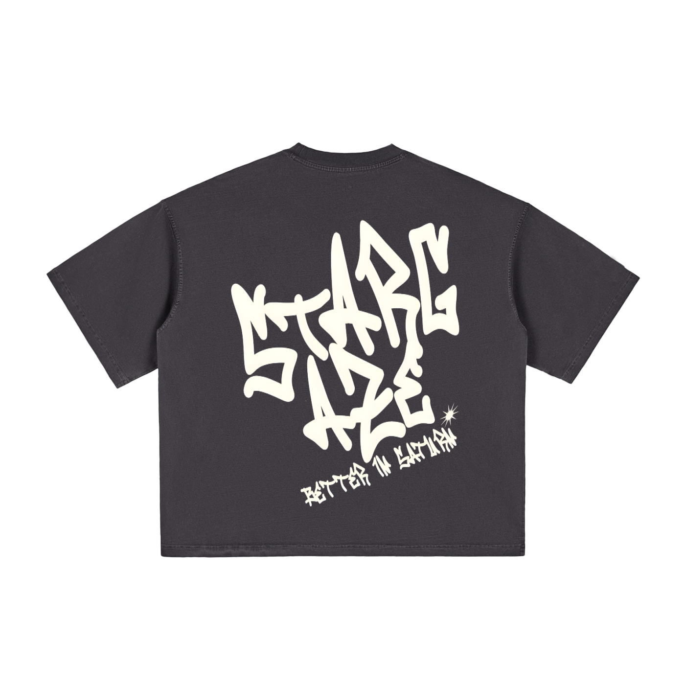 Distorted Boxy Oversized Tee