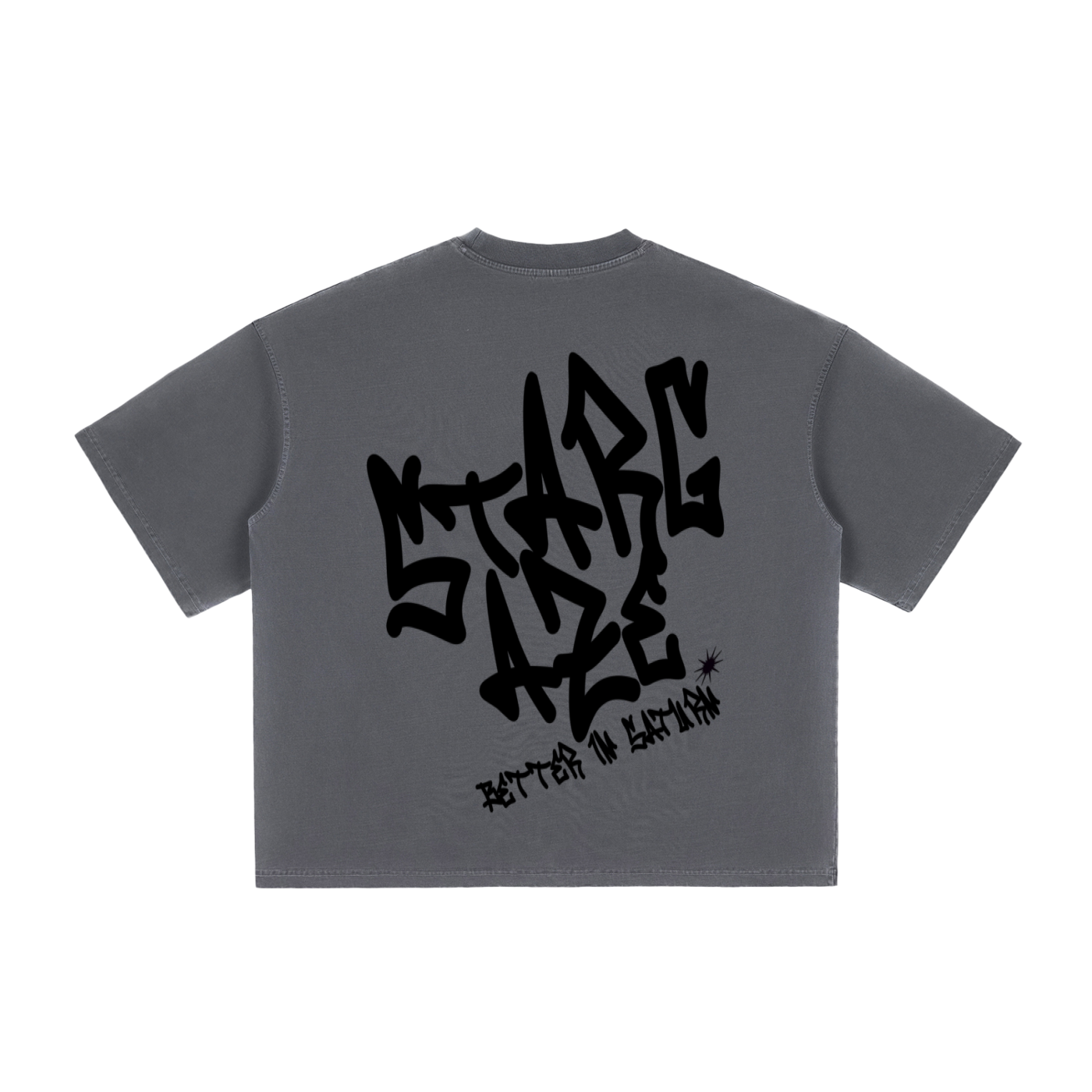Distorted Boxy Oversized Tee