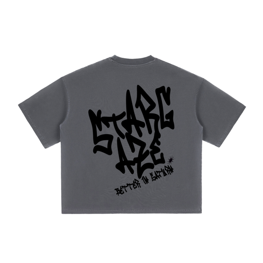 Distorted Boxy Oversized Tee