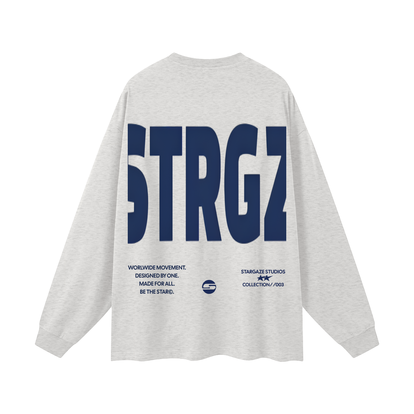 Cut Oversized Long Sleeve Tee