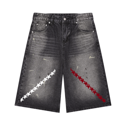 Striped Wide Leg Jorts