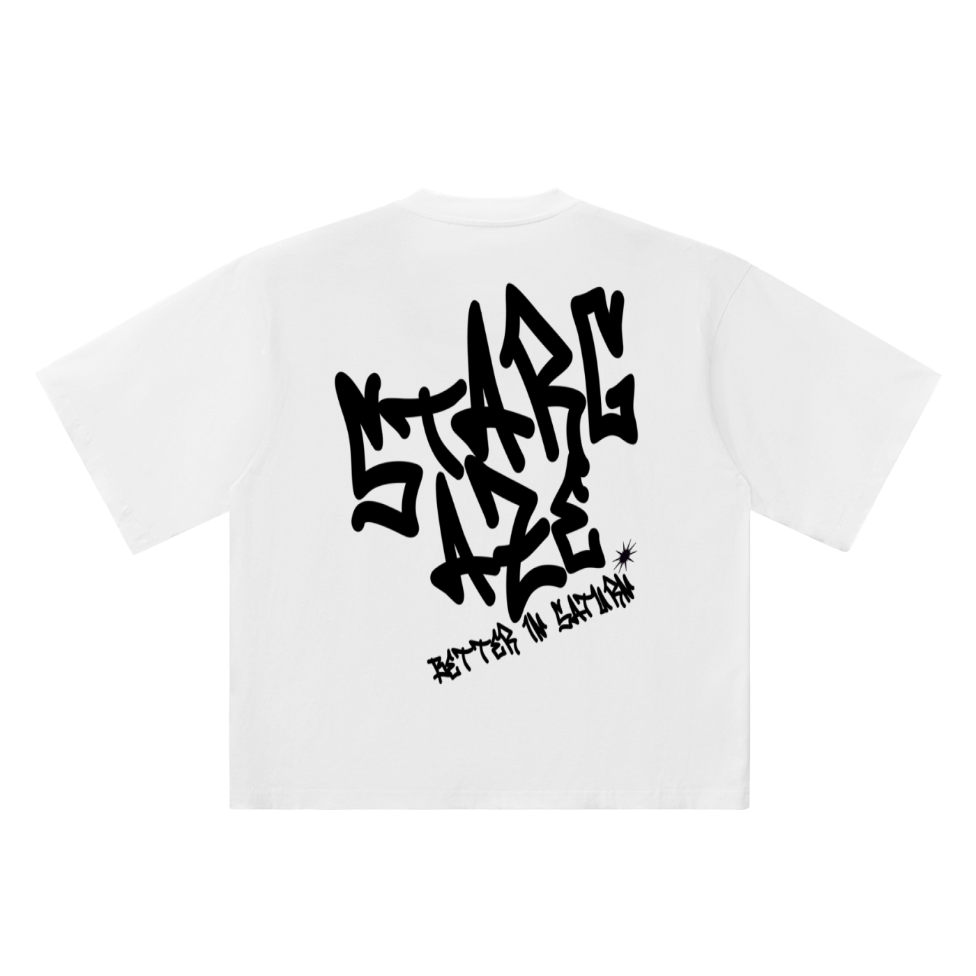Distorted Oversized Drop Tee
