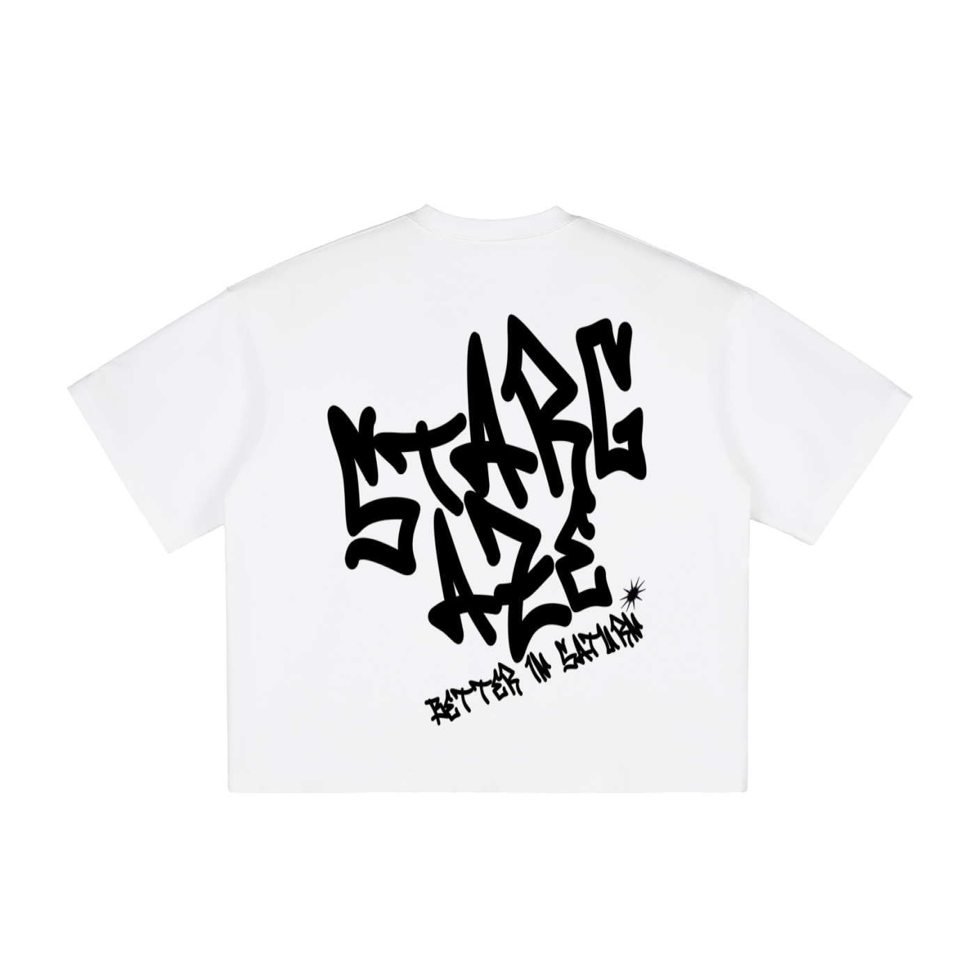 Distorted Boxy Oversized Tee