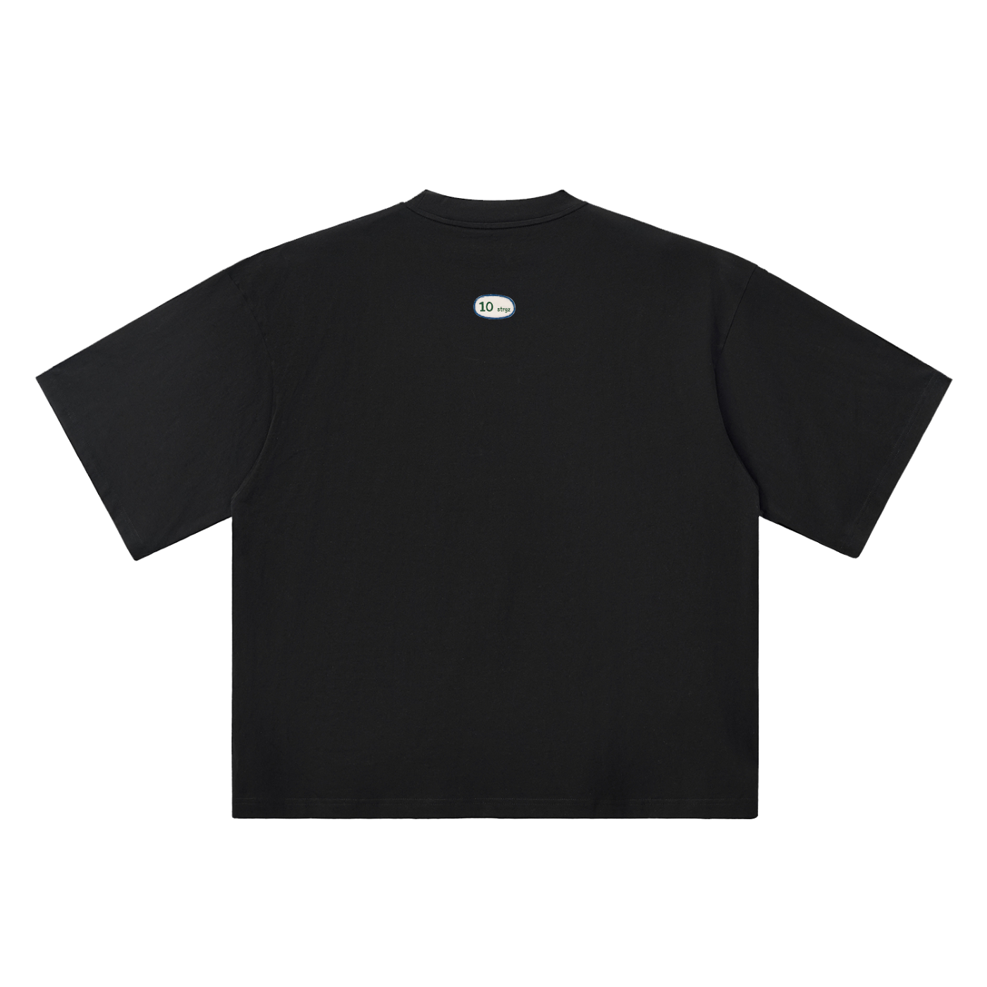 Dial Front Oversized Drop Tee