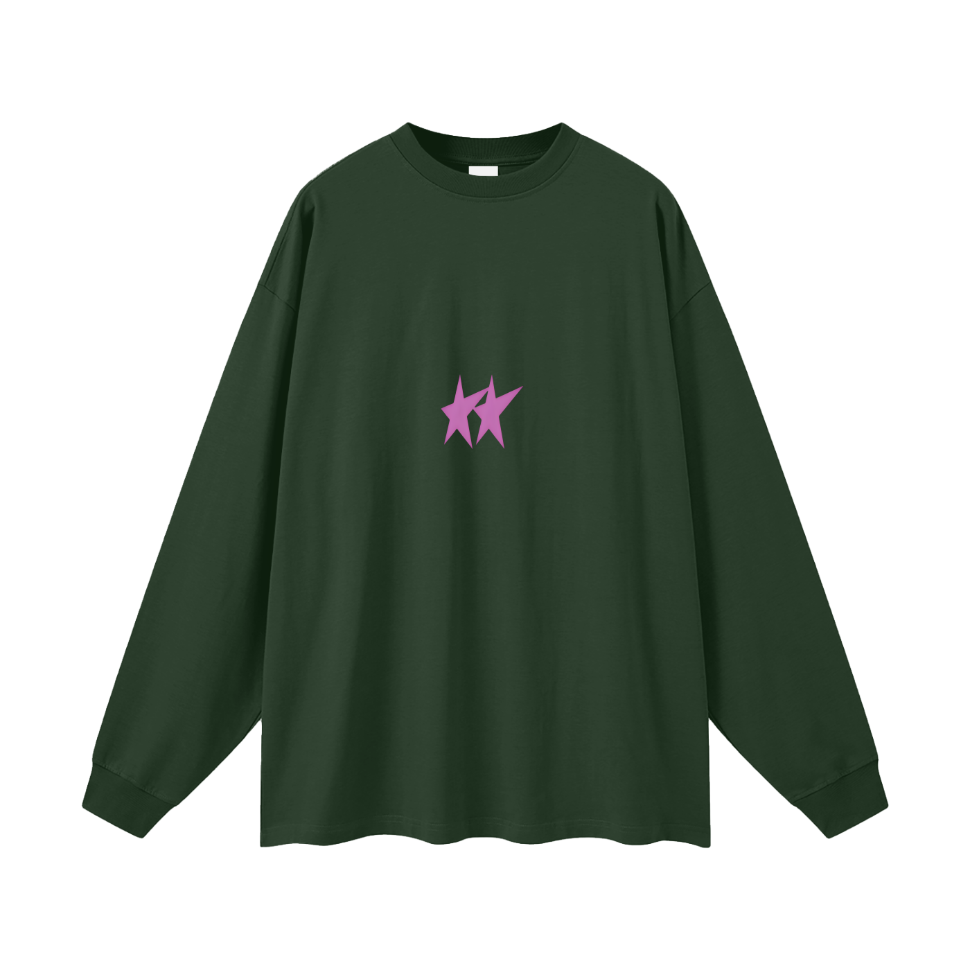 Cut Oversized Long Sleeve Tee