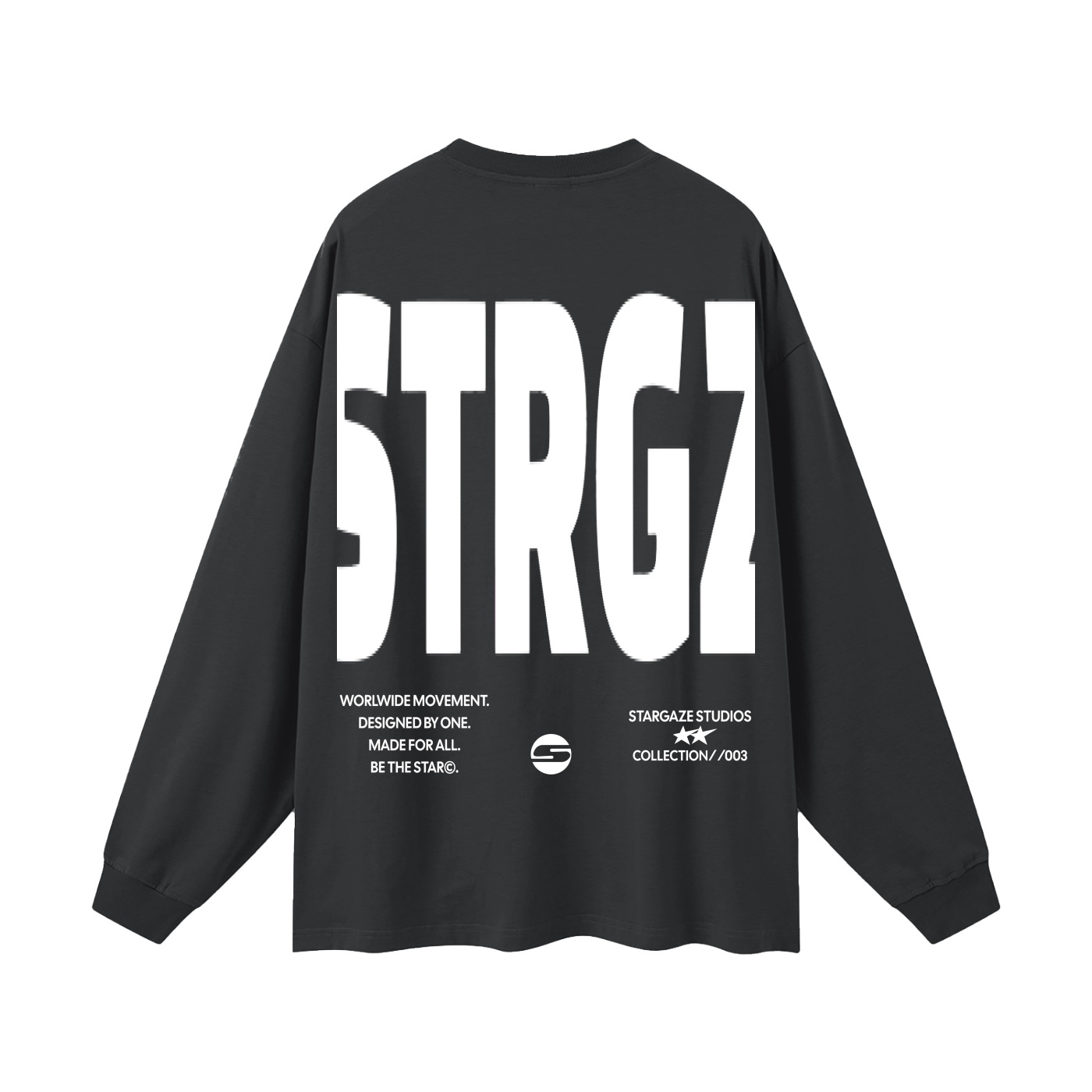 Cut Oversized Long Sleeve Tee