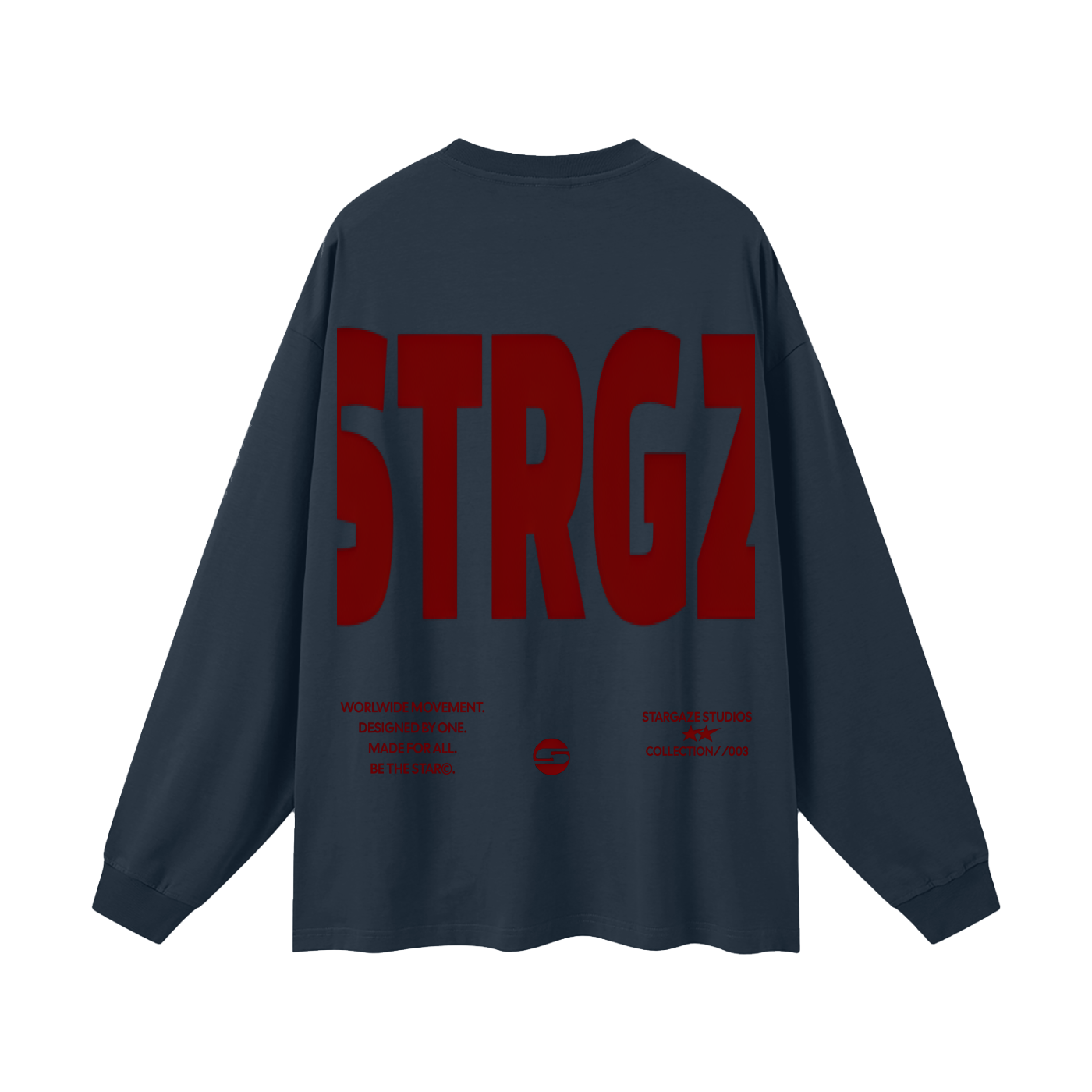 Cut Oversized Long Sleeve Tee