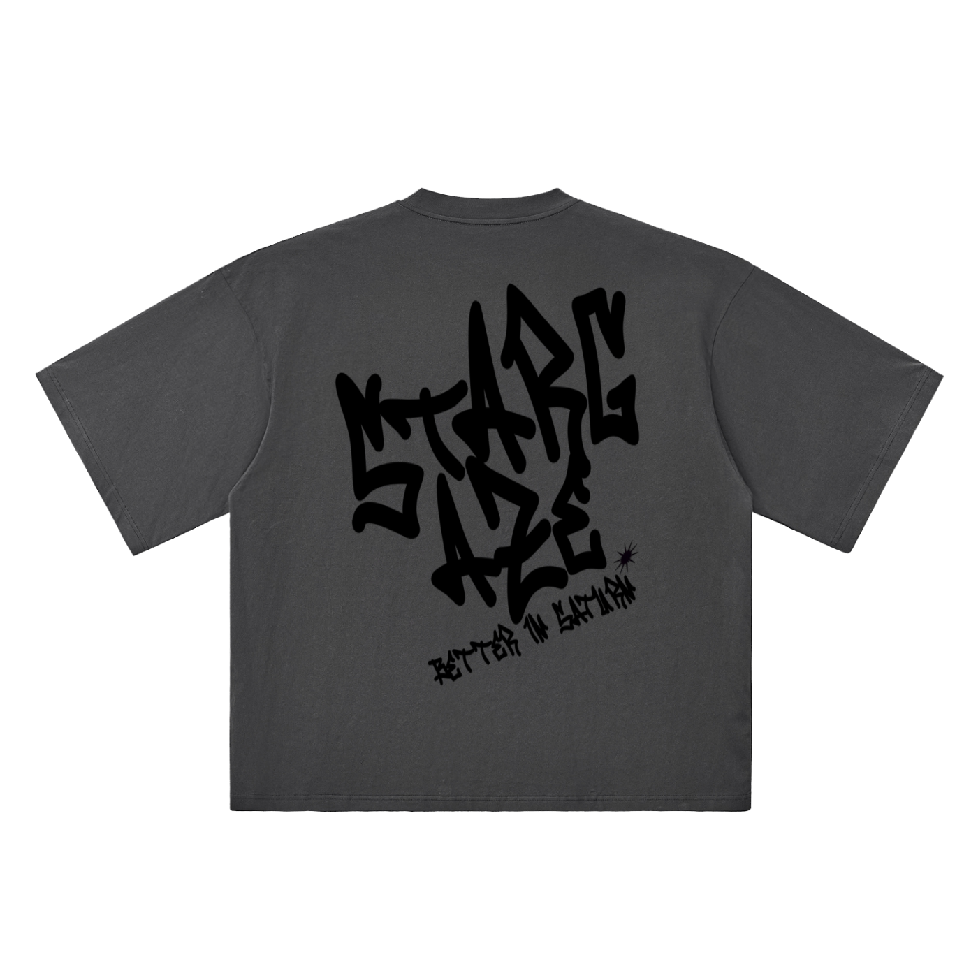 Distorted Oversized Drop Tee