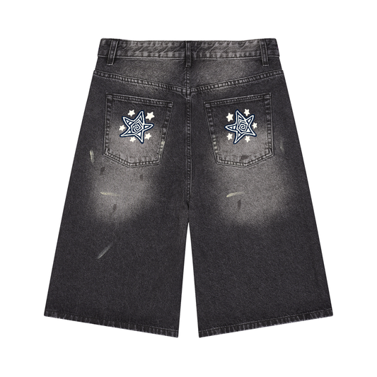 Spiral Wide Leg Jorts